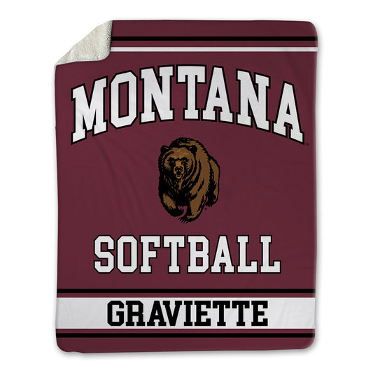 Montana - NCAA Softball : Gracyn Graviette - Blanket-0