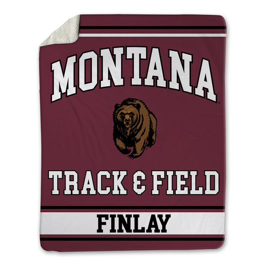 Montana - NCAA Men's Track & Field : Rowan Finlay - Blanket-0