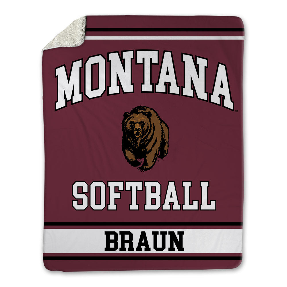 Montana - NCAA Softball : Brooklynn Braun - Blanket-0