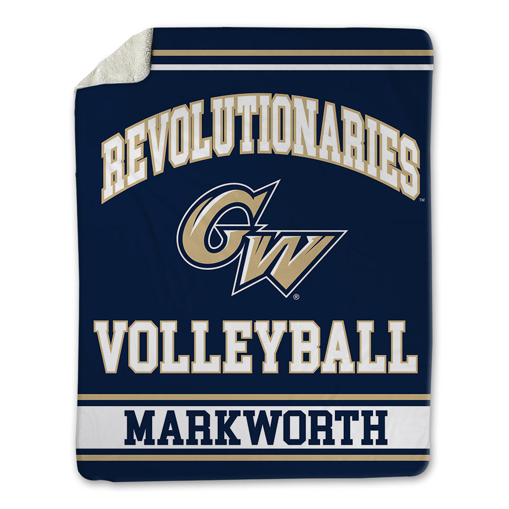 GWU - NCAA Women's Volleyball : Abby Markworth - Blanket-0