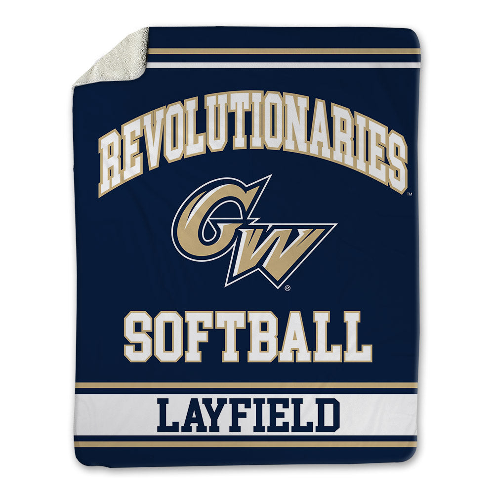GWU - NCAA Softball : Kaylee Layfield - Blanket-0