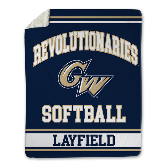 GWU - NCAA Softball : Kaylee Layfield - Blanket-0