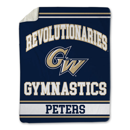 GWU - NCAA Women's Gymnastics : Maya Peters - Blanket-0