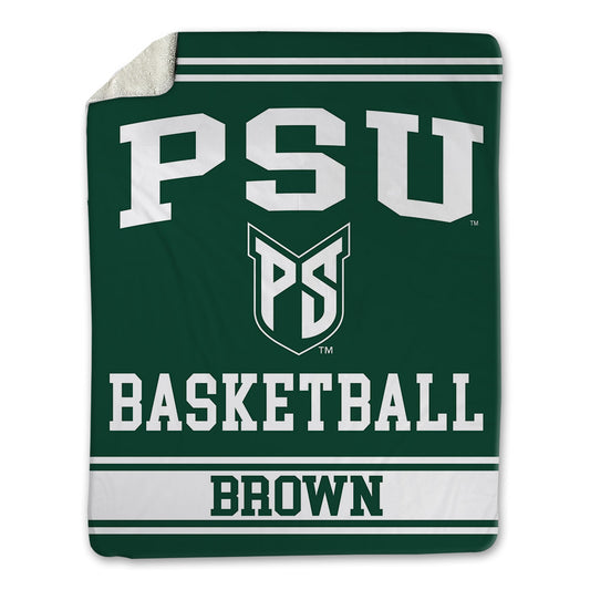 Portland State - NCAA Women's Basketball : Kyleigh Brown - Blanket-0