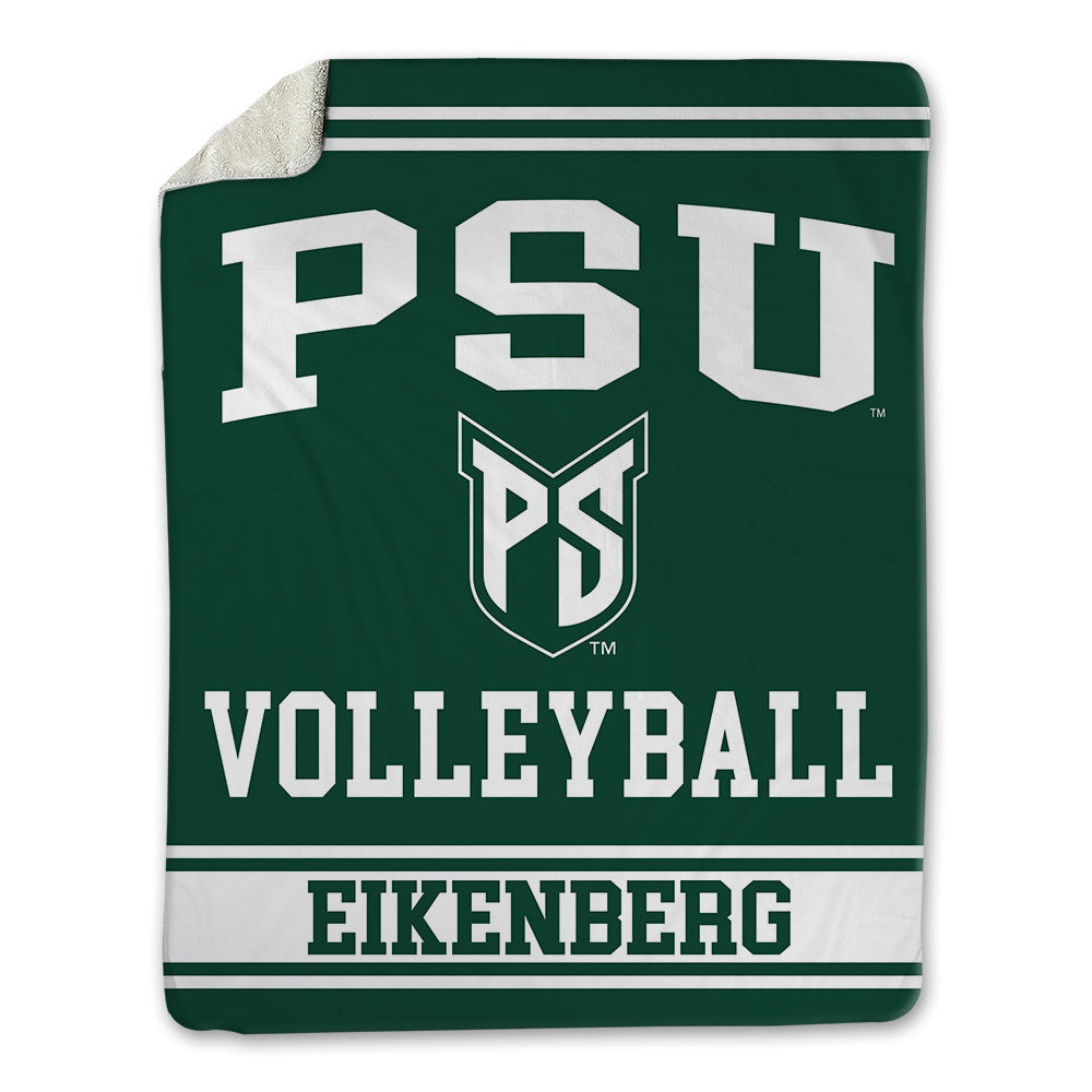 Portland State - NCAA Women's Volleyball : Alivia Eikenberg - Blanket-0