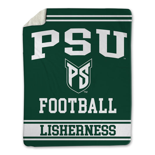 Portland State - NCAA Football : Logan Lisherness - Blanket-0