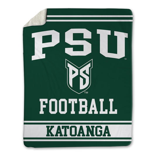 Portland State - NCAA Football : Chaz Katoanga - Blanket-0
