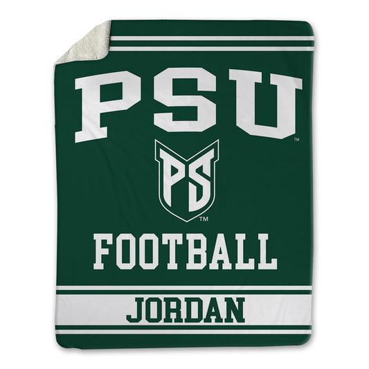 Portland State - NCAA Football : CJ Jordan - Blanket-0