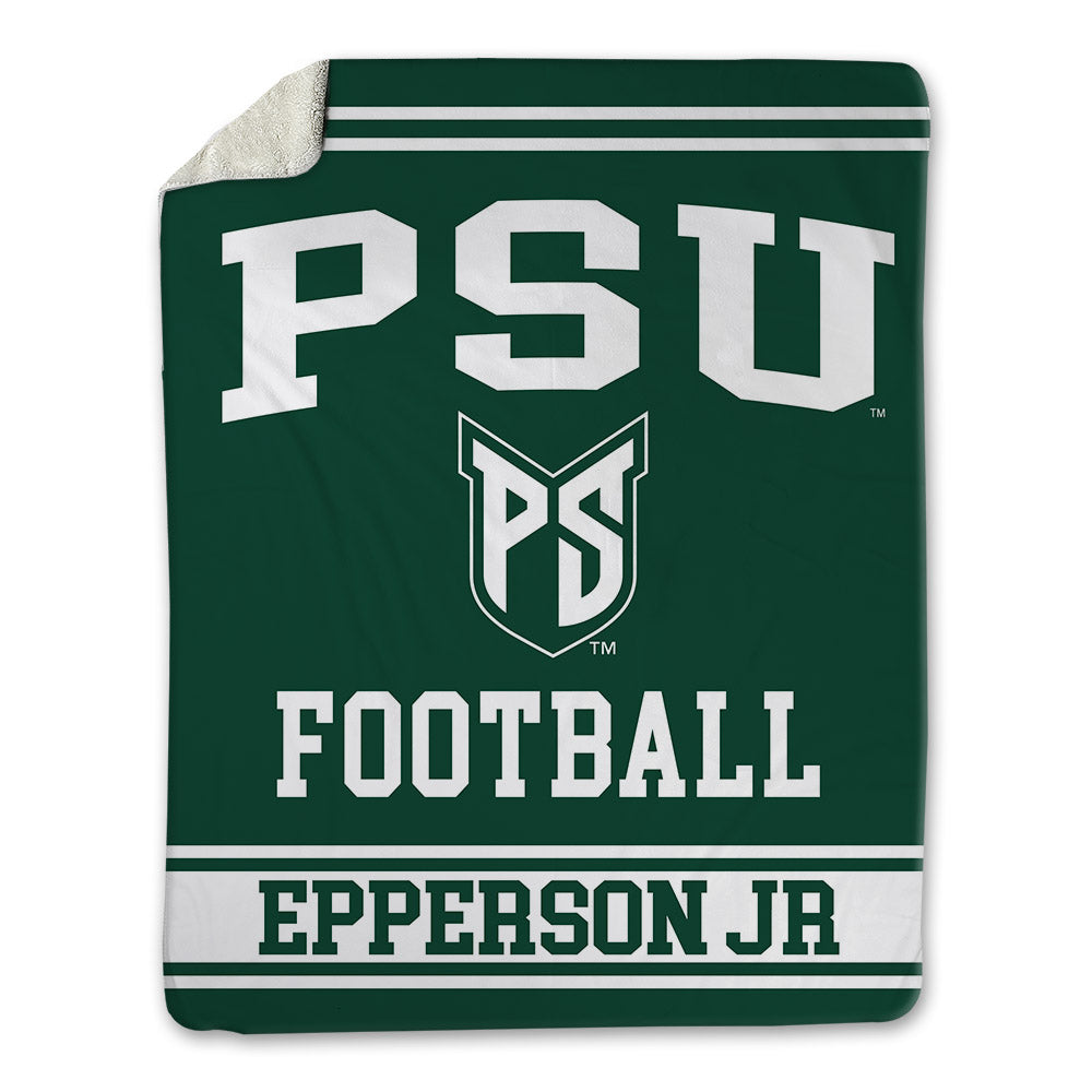 Portland State - NCAA Football : Jonathan Epperson Jr - Blanket-0
