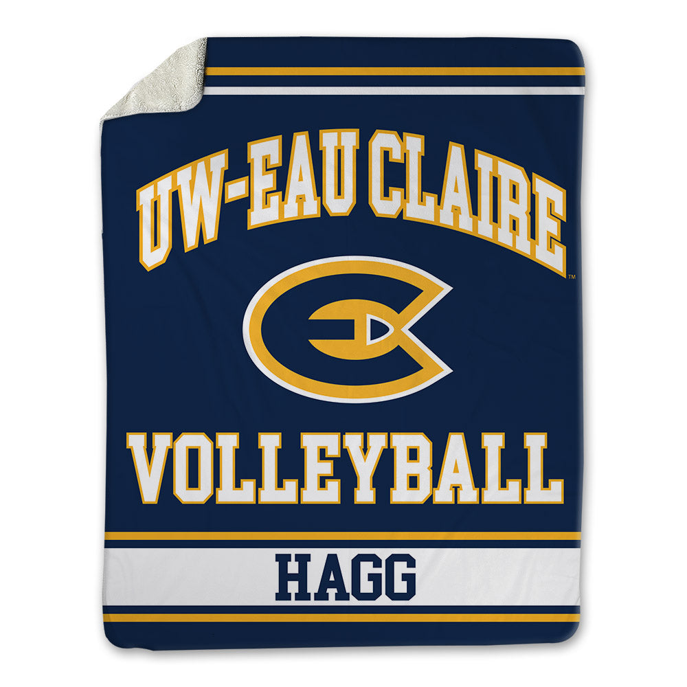 UW Eau Claire - NCAA Women's Volleyball : Lili Hagg - Blanket-0