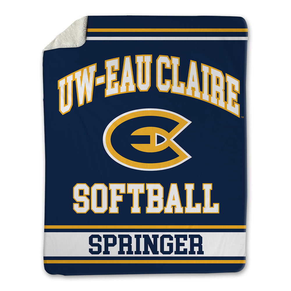 UW Eau Claire - NCAA Softball : Siri Springer - Blanket-0