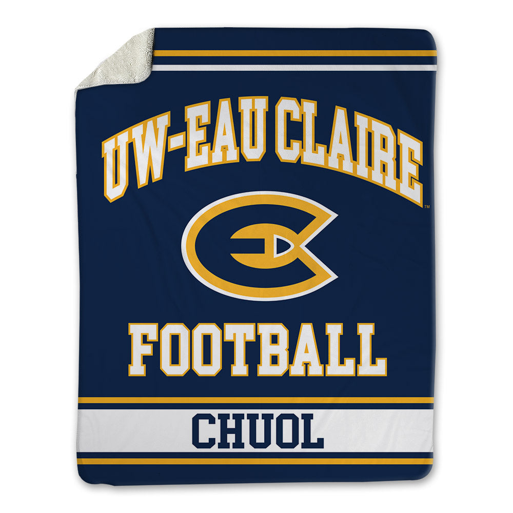 UW Eau Claire - NCAA Football : Yaach Chuol - Blanket-0