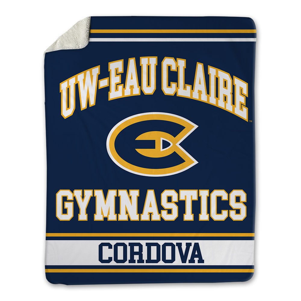 UW Eau Claire - NCAA Women's Gymnastics : Cadence Cordova - Blanket-0