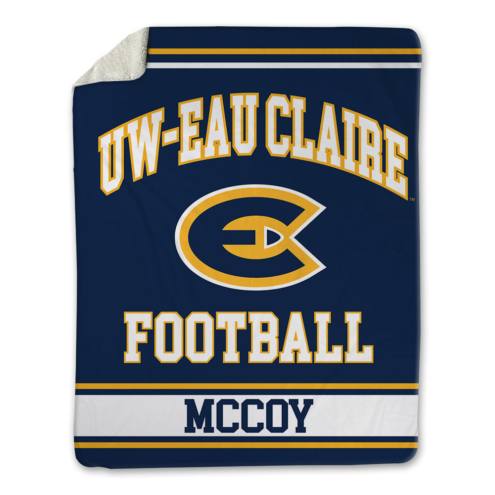 UW Eau Claire - NCAA Football : David McCoy - Blanket-0