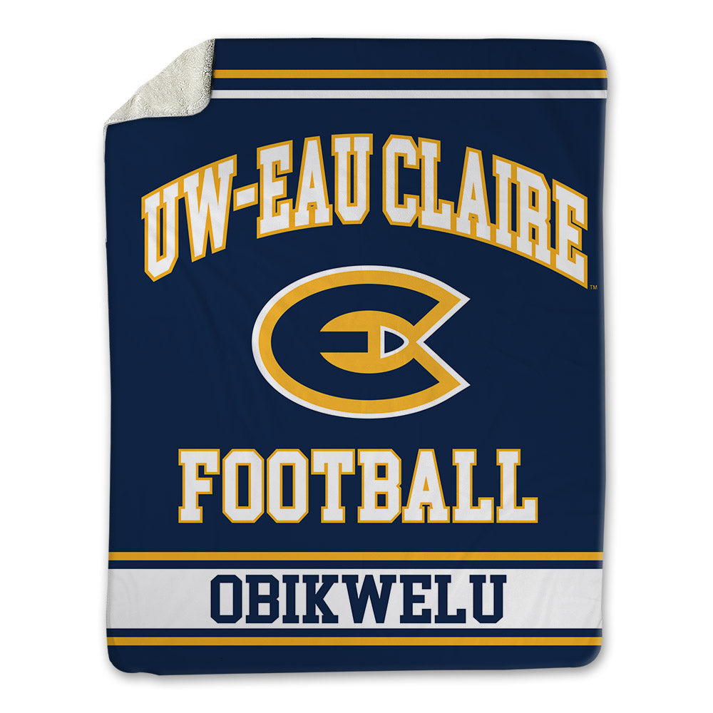 UW Eau Claire - NCAA Football : KJ Obikwelu - Blanket-0