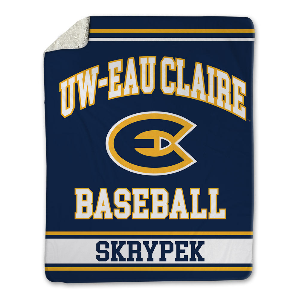 UW Eau Claire - NCAA Baseball : Aaron Skrypek - Blanket-0