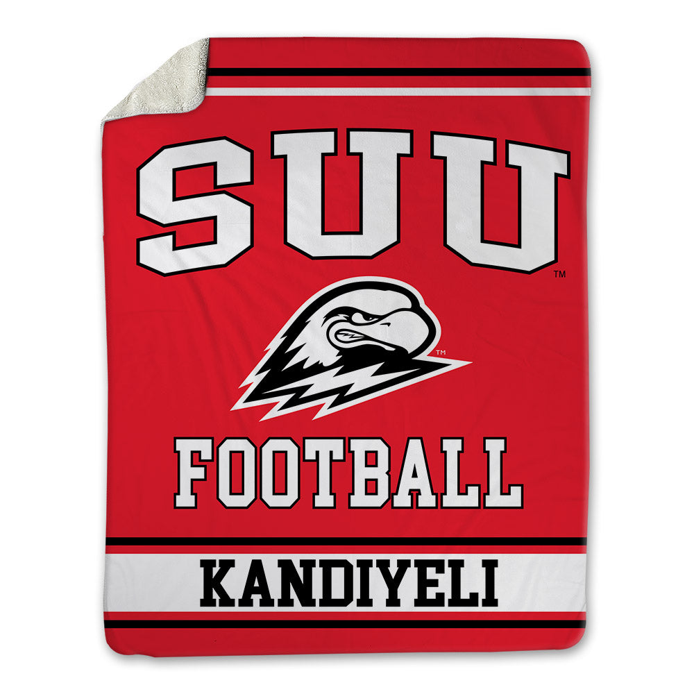 Southern Utah - NCAA Football : Sirri Kandiyeli - Blanket-0