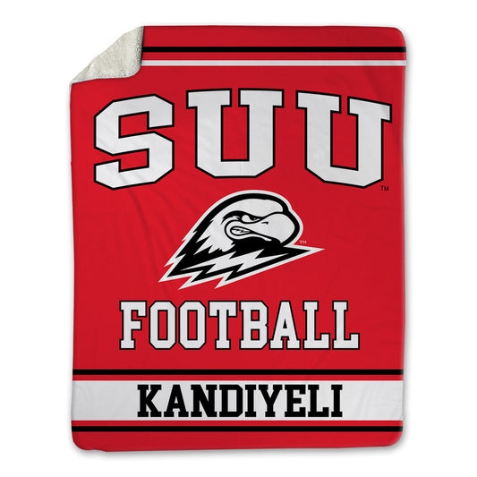 Southern Utah - NCAA Football : Sirri Kandiyeli - Blanket-0