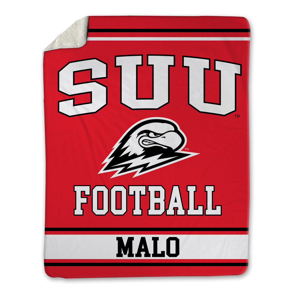 Southern Utah - NCAA Football : Tim Malo - Blanket-0