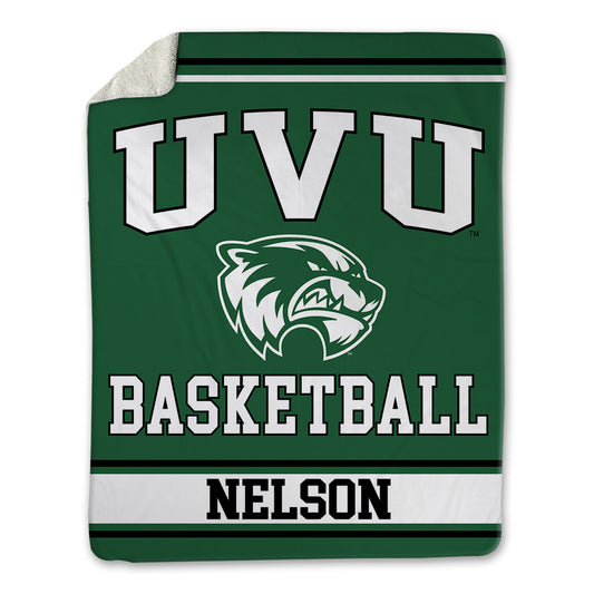 Utah Valley - NCAA Women's Basketball : Halle Nelson - Blanket-0
