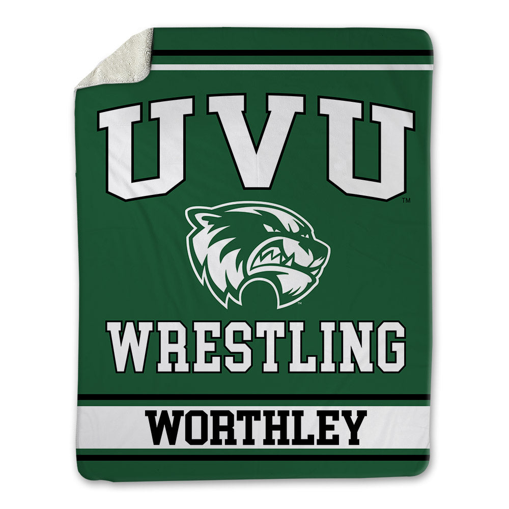 Utah Valley - NCAA Wrestling : Jason Worthley - Blanket-0