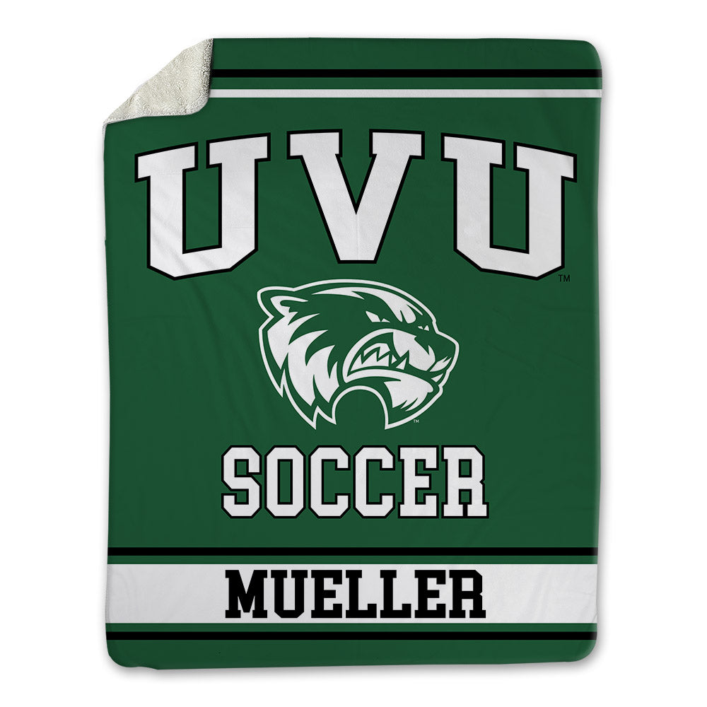 Utah Valley - NCAA Men's Soccer : Konrad Mueller - Blanket-0