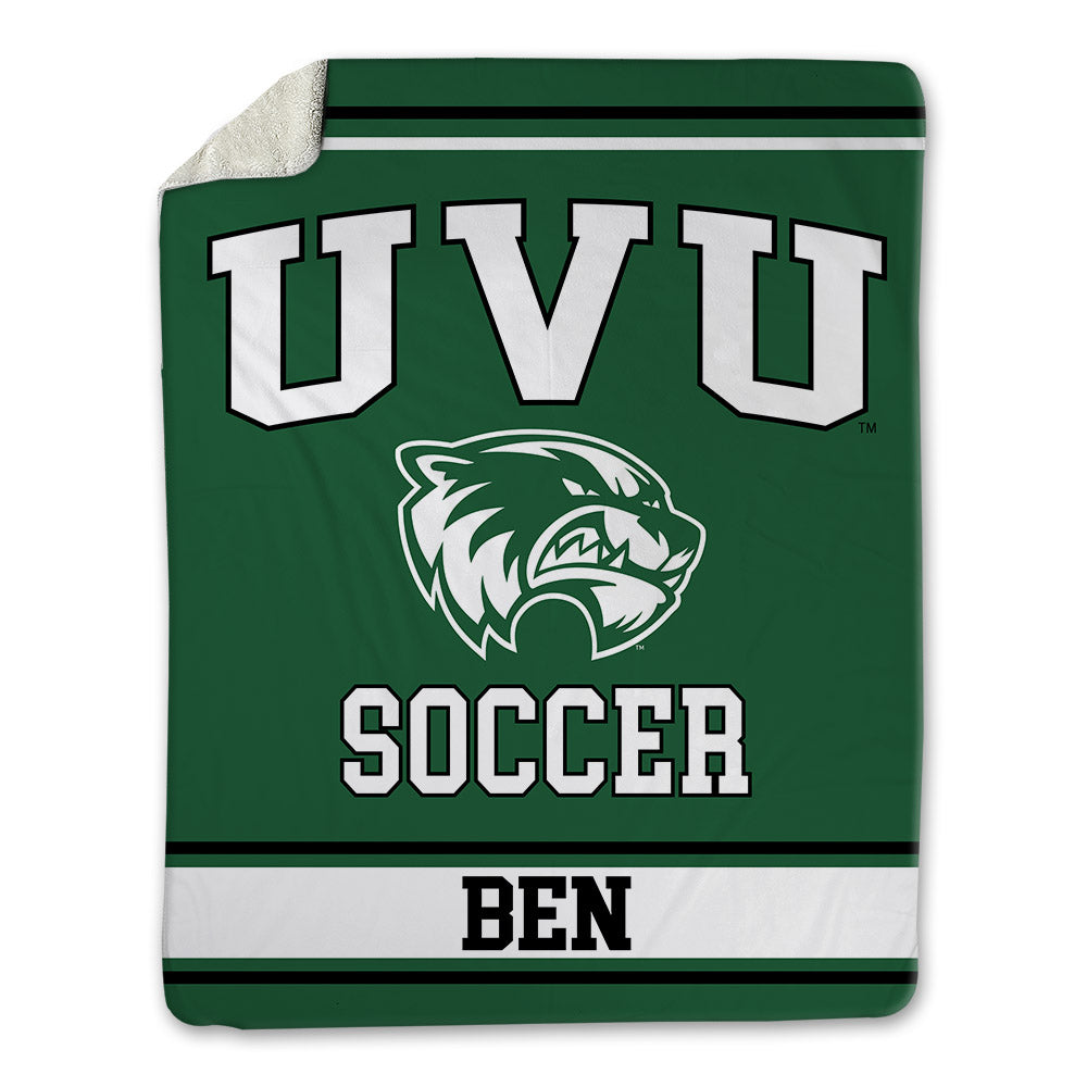 Utah Valley - NCAA Men's Soccer : Deontae Ben - Blanket-0
