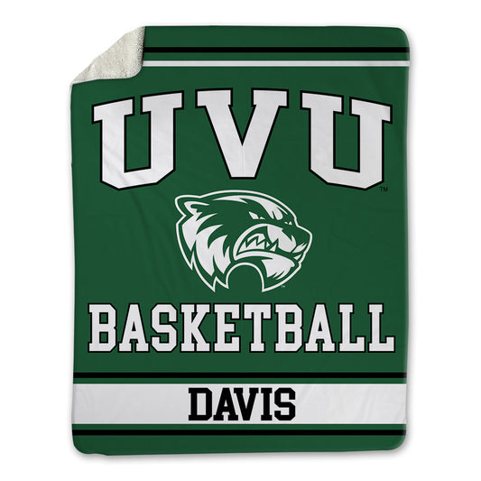 Utah Valley - NCAA Men's Basketball : Tanner Davis - Blanket-0