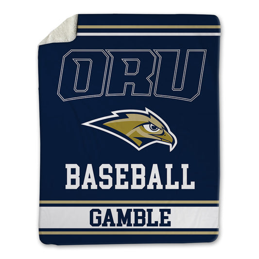 Oral Roberts - NCAA Baseball : Jackson Gamble - Blanket-0