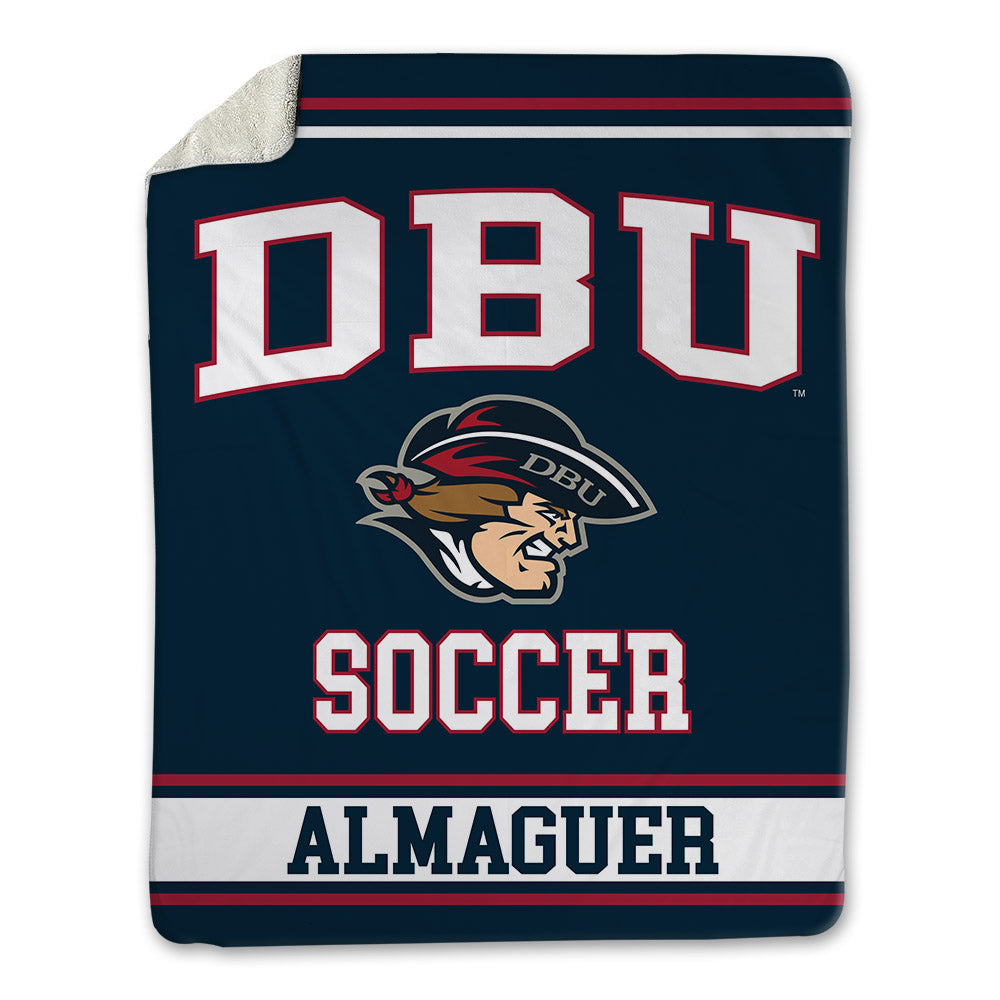 Dallas Baptist - NCAA Men's Soccer : Geovanni Almaguer - Blanket-0