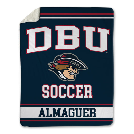 Dallas Baptist - NCAA Men's Soccer : Geovanni Almaguer - Blanket-0