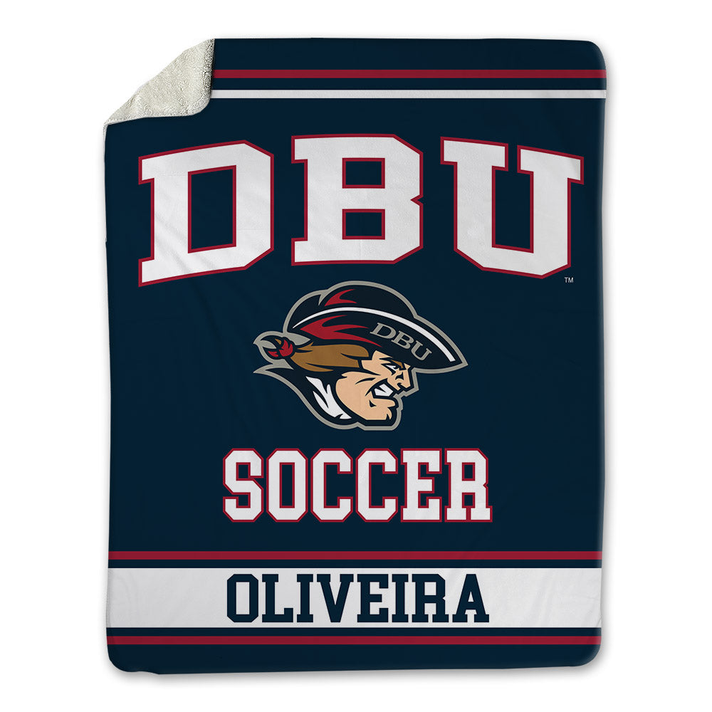 Dallas Baptist - NCAA Men's Soccer : Erik Oliveira - Blanket-0