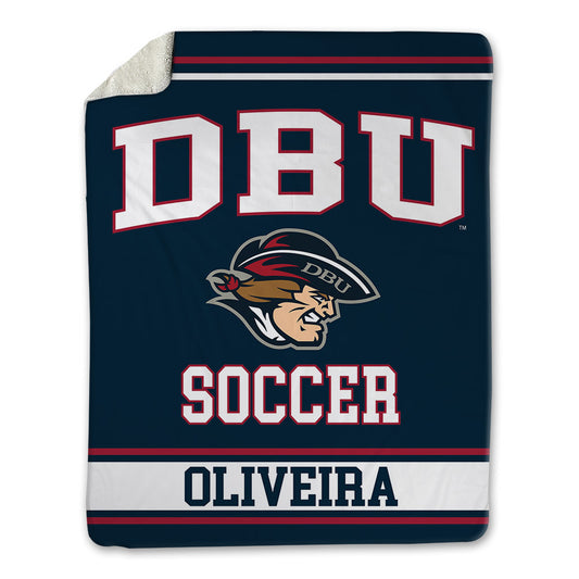 Dallas Baptist - NCAA Men's Soccer : Erik Oliveira - Blanket-0