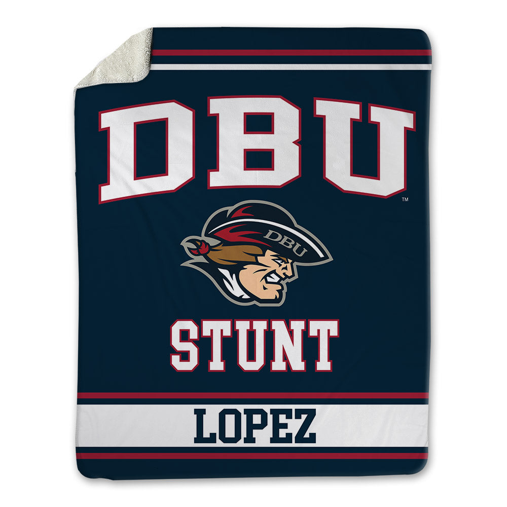 Dallas Baptist - NCAA Stunt : Fernanda Lopez - Blanket-0