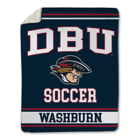 Dallas Baptist - NCAA Women's Soccer : Ashley Washburn - Blanket-0