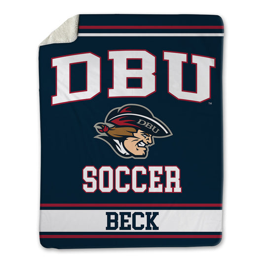 Dallas Baptist - NCAA Men's Soccer : Bryan Beck - Blanket-0