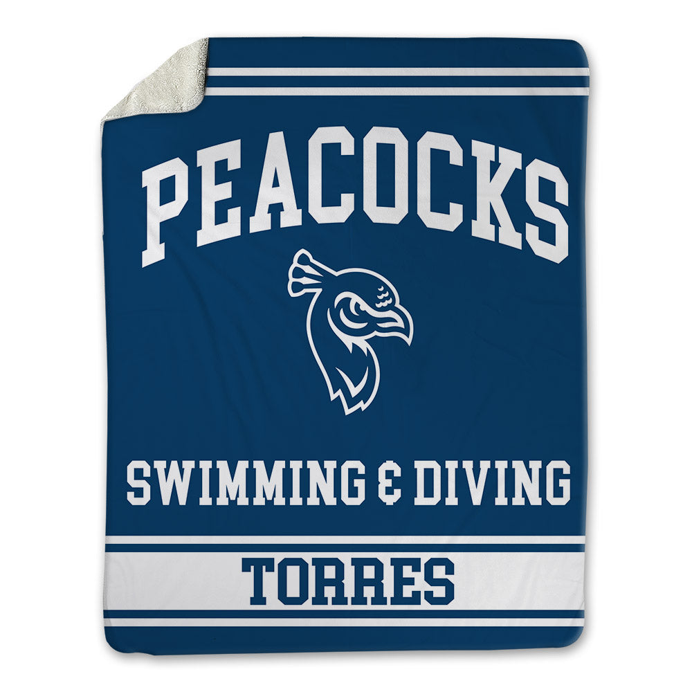 Saint Peter's - NCAA Men's Swimming & Diving : Anthony Torres - Blanket-0
