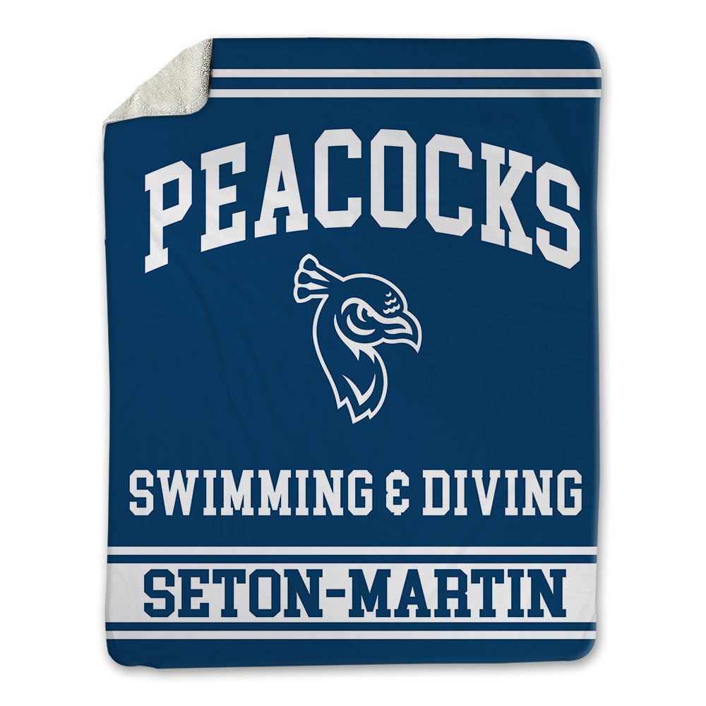 Saint Peter's - NCAA Men's Swimming & Diving : Taj Seton-Martin - Blanket-0
