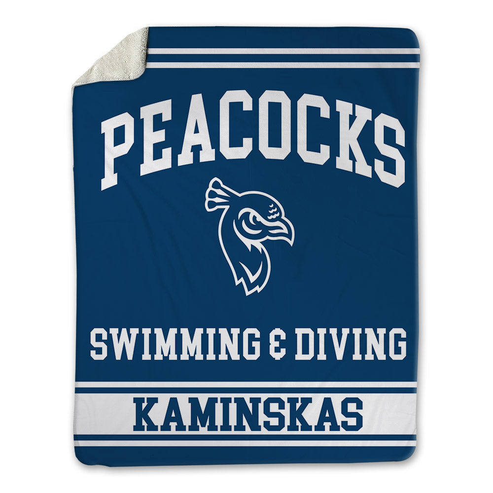 Saint Peter's - NCAA Men's Swimming & Diving : Niki Kaminskas - Blanket-0
