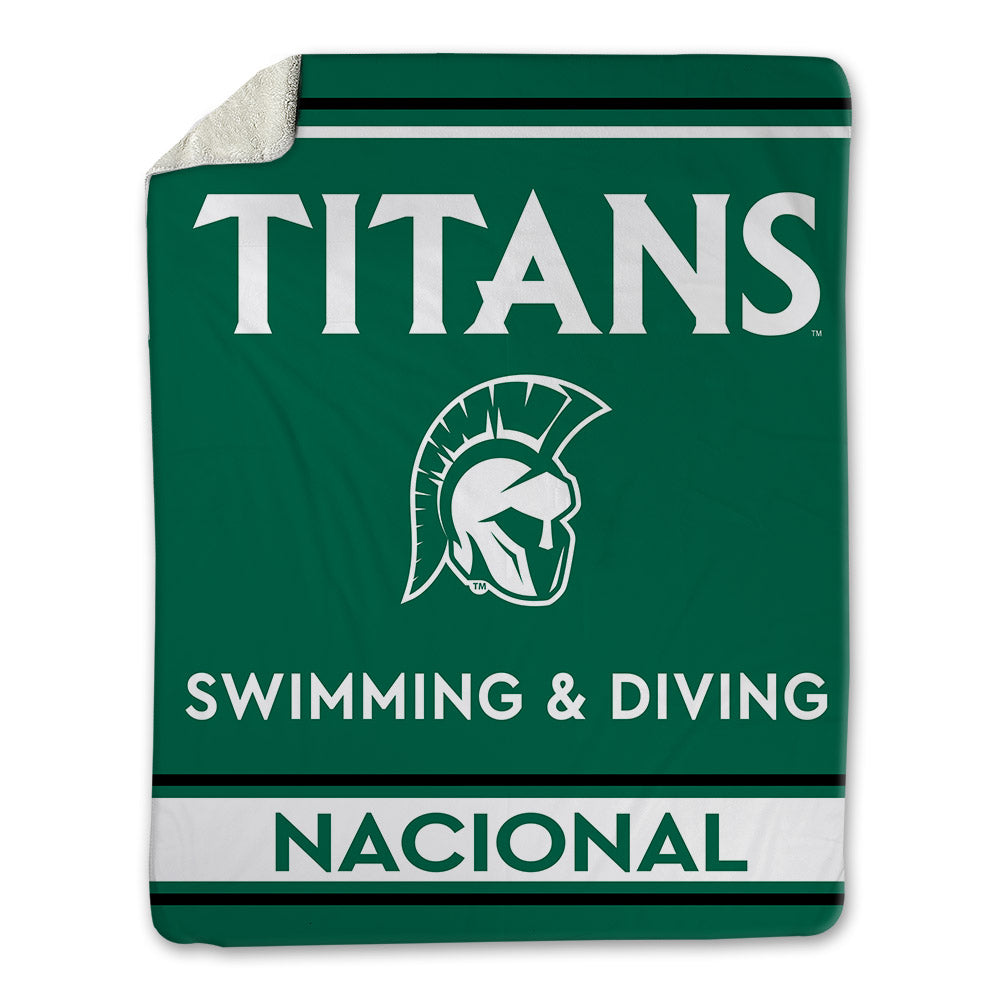 Illinois Wesleyan - NCAA Men's Swimming & Diving : Jacob Nacional - Blanket-0
