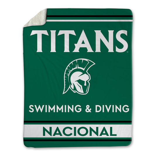 Illinois Wesleyan - NCAA Men's Swimming & Diving : Jacob Nacional - Blanket-0