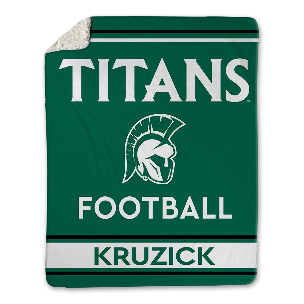 Illinois Wesleyan - NCAA Football : GB Kruzick - Blanket-0