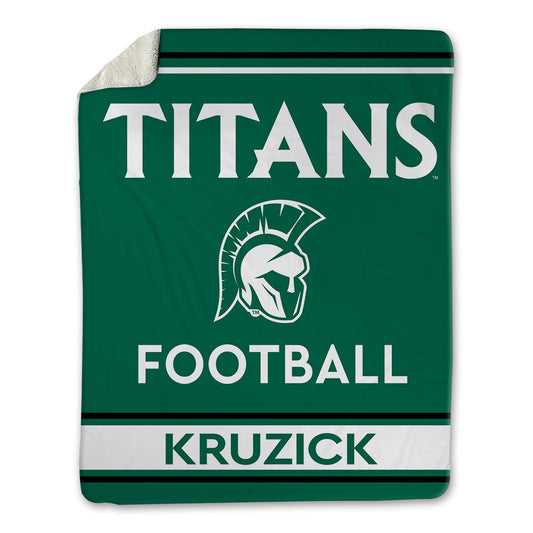 Illinois Wesleyan - NCAA Football : GB Kruzick - Blanket-0