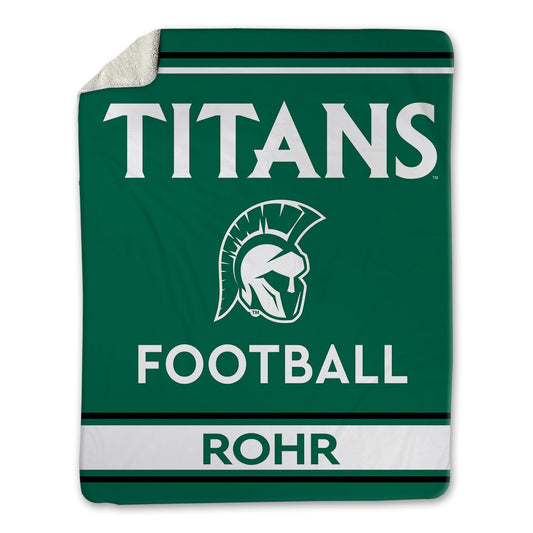 Illinois Wesleyan - NCAA Football : Max Rohr - Blanket-0