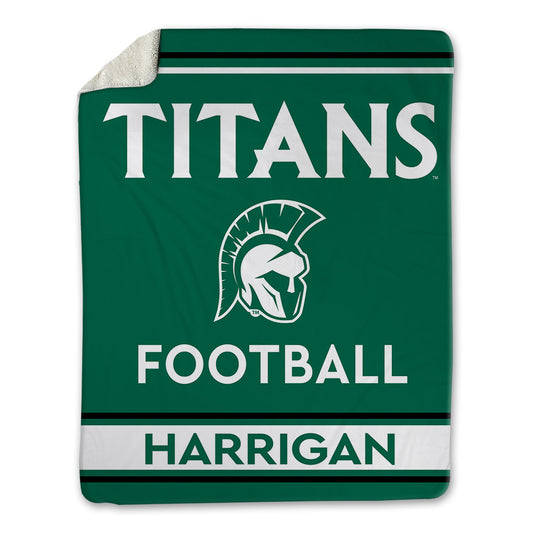 Illinois Wesleyan - NCAA Football : Luke Harrigan - Blanket-0
