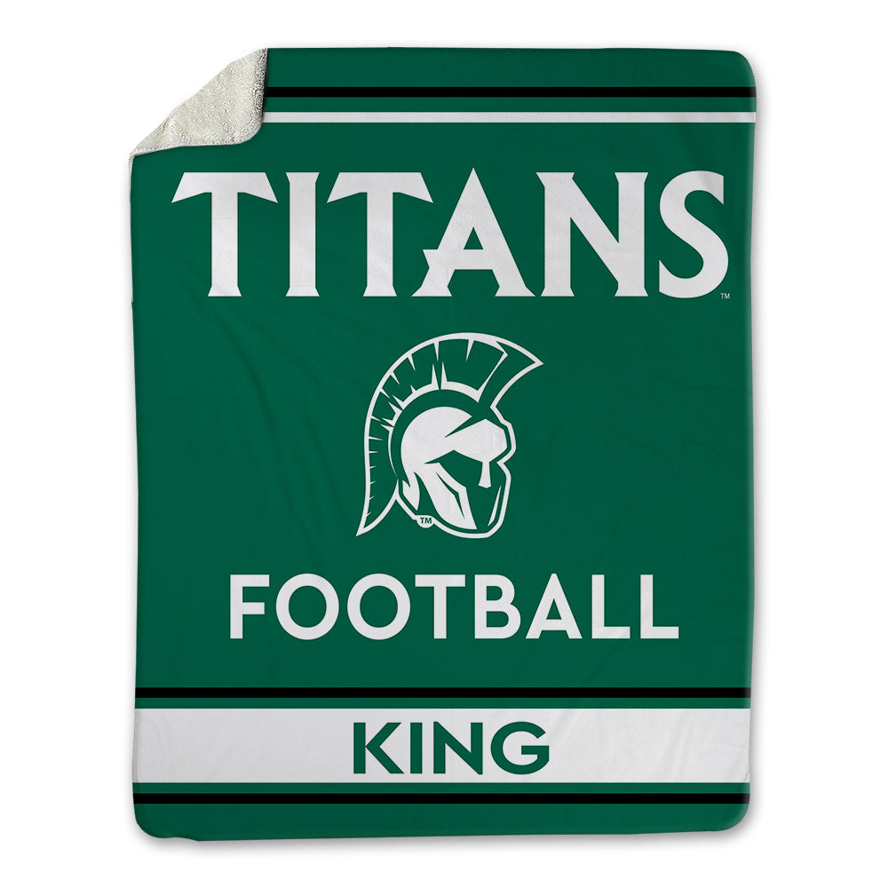 Illinois Wesleyan - NCAA Football : Anaijs King - Blanket-0