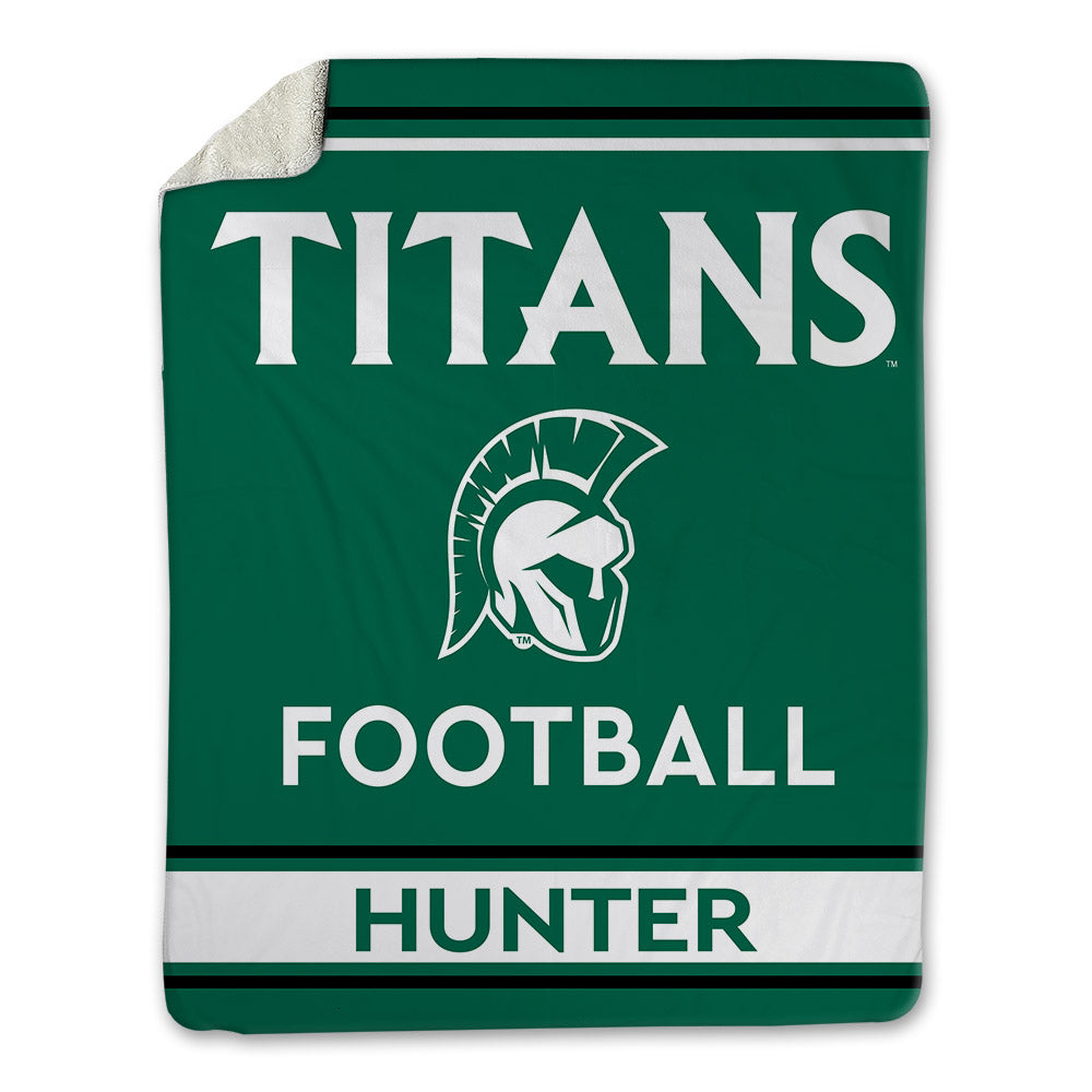 Illinois Wesleyan - NCAA Football : Demarco Hunter - Blanket-0