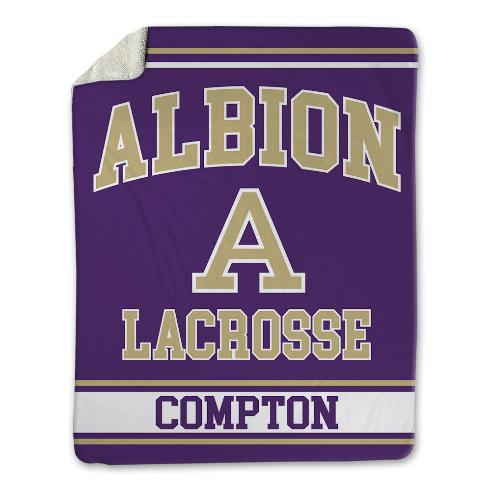 Albion - NCAA Men's Lacrosse : Matthew Compton - Blanket-0