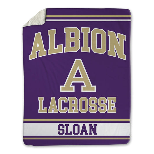 Albion - NCAA Men's Lacrosse : Jayden Sloan - Blanket-0