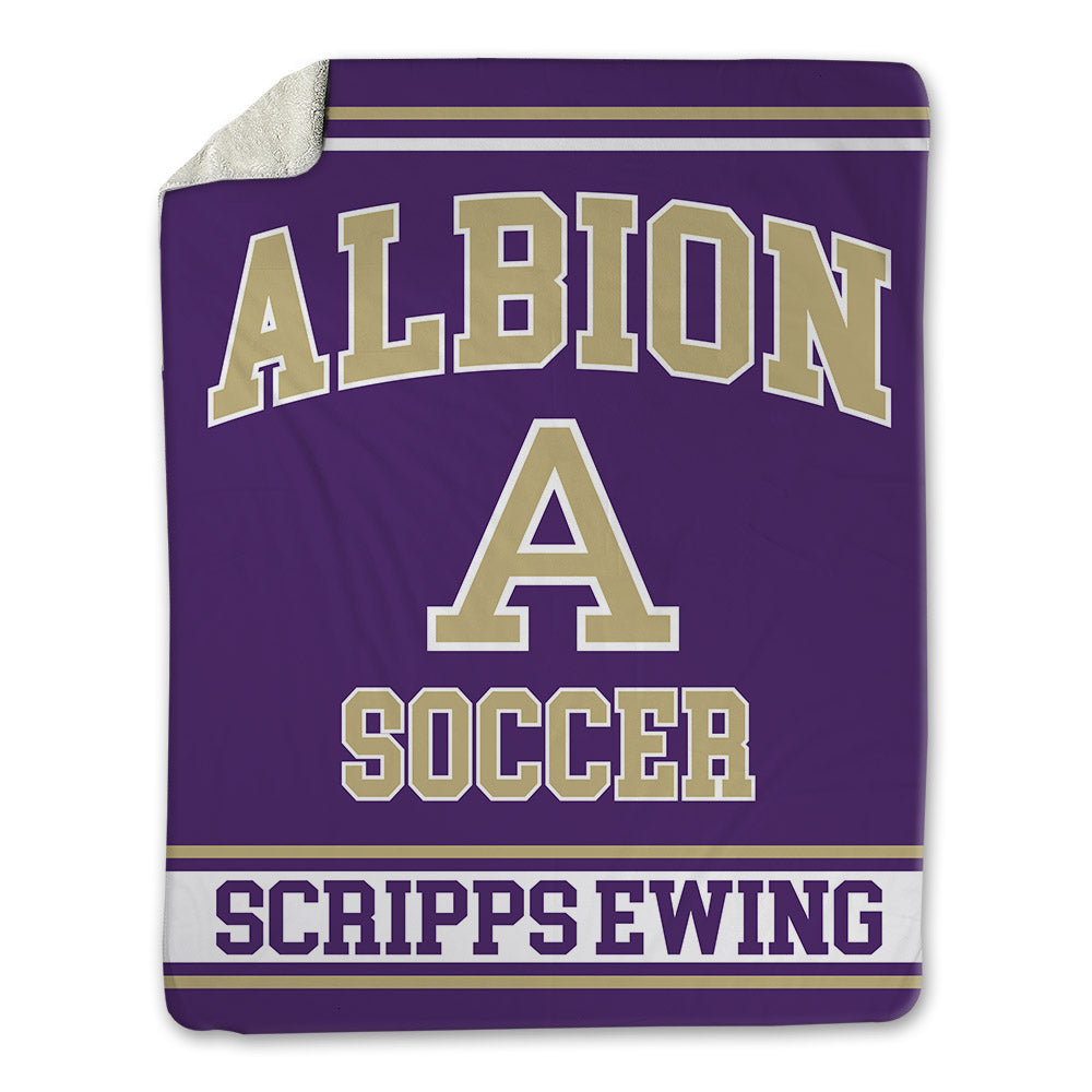 Albion - NCAA Men's Soccer : Connor Scripps Ewing - Blanket-0